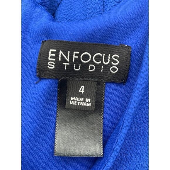 Enfocus Studio Flutter Sleeve Jumpsuit Size 4 - Picture 6 of 6